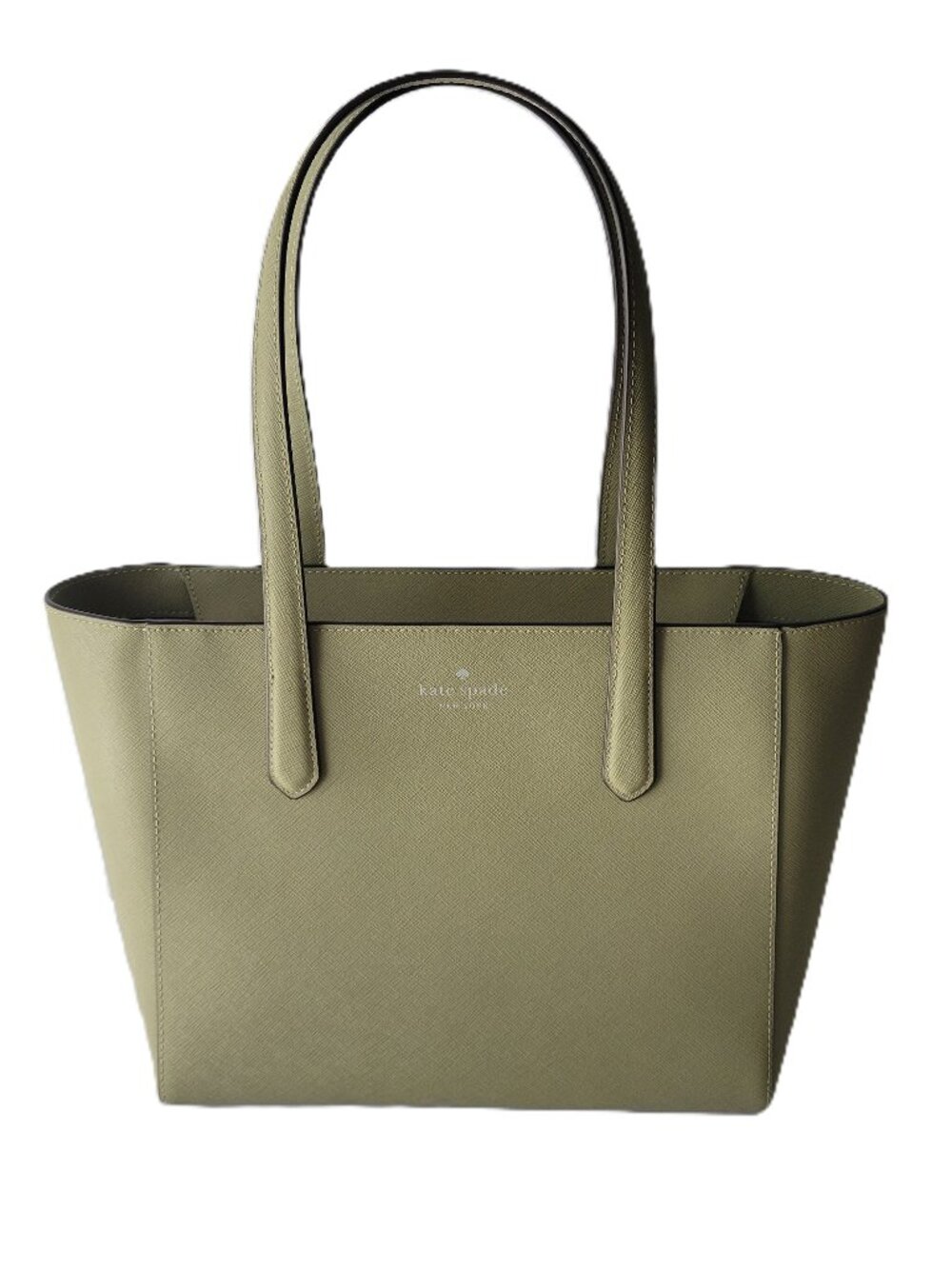 Kate Spade KP070 Gwen Saffiano PVC Medium Tote Handbag Elm Top Zip